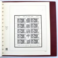 SAFE falcmentes előnyomott album Ausztria 2003-2009 közötti kisívek számára, bordó gyűrűs borítóval