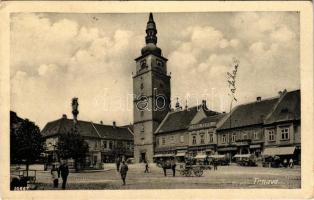1936 Nagyszombat, Tyrnau, Trnava; Karol Bauer, Goodrich üzlete, piac / shops, market (EK)