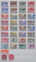 Magyarország postatiszta gyűjtemény gondosan kezelve és tárolva 1946-1960 24 lapos A4 berakóban, ben...
