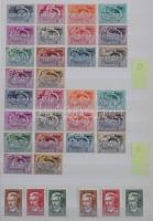 Magyarország postatiszta gyűjtemény gondosan kezelve és tárolva 1946-1960 24 lapos A4 berakóban, ben...