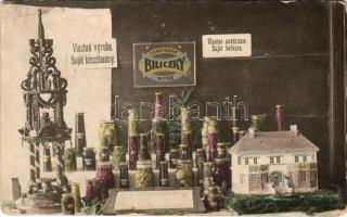 Nyitra, Nitra; Vlastná vyroba, Confiserie Biliczky, vlastné zavárnie / cukrászda reklám, saját befőzés, saját készítmény / confectionery advertisement. photo (EB)