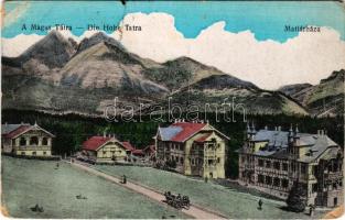 Matlárháza, Matliary, Tatranské Matliare (Magas-Tátra, Vysoké Tatry); villák / villas (EM)