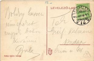 1914 Bicske, vasútállomás. Balázs Sándor kiadása (EK)