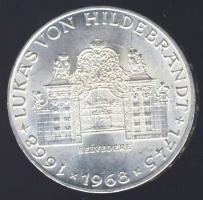 Ausztria 1968. 25Sch Ag "Lukas von Hildebrandt" T:1- apró ph.