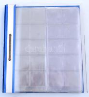 14db "NUMIS" kisalakú érmeberakó lap tétel, használt, de jó állapotban