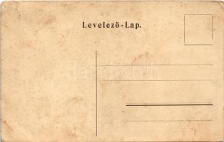 Békésszentandrás, B.-Szentandrás; Református templom és iskola. Roth Béla kiadása Szarvason. Art Nou...