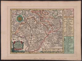 Johann Georg Schreiber Das Amt Voitsbert in dem Voigtlaendischen Creise gelegen zu finden. Színezett...
