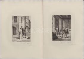 Illustrations pour le théâtre de Moliére, dessinées et gravées á l eau forte par Edmond Hédouin; Par...
