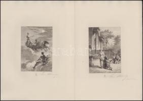 Illustrations pour le théâtre de Moliére, dessinées et gravées á l eau forte par Edmond Hédouin; Par...