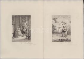 Illustrations pour le théâtre de Moliére, dessinées et gravées á l eau forte par Edmond Hédouin; Par...