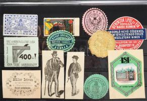 Propaganda és reklám levélzáró összeállítás berakólapon