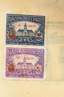 1926 Nagykőrös lovas- és lovaskocsi verseny nagy méretű plakát 56x75 cm