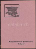 ca 1900 Mezei-, erdei és iparvasutak, szabványos nyomtávolságú csatlakozó vágányok. A Rosemann &...