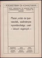 ca 1900 Mezei-, erdei és iparvasutak, szabványos nyomtávolságú csatlakozó vágányok. A Rosemann &...