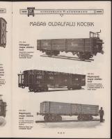 ca 1900 Mezei-, erdei és iparvasutak, szabványos nyomtávolságú csatlakozó vágányok. A Rosemann &...