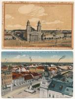 15 db RÉGI főleg történelmi magyar város képeslap / 15 pre-1945 mainly Hungarian town postcards
