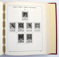 Schaubek előnyomott magyar album 1970-1979 használatlan, csavaros albumfedéllel