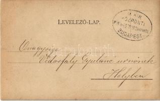 Fedák Sári. photo + "M. Kir. Központi Posta- és Távirdahivatal Budapest"