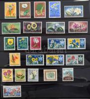 Európai és tengerentúli motívum kiadások kevés magyarral, 13 db eredeti svéd berakólapon, gyűrűs borítóval