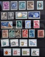 Európai és tengerentúli motívum kiadások kevés magyarral, 13 db eredeti svéd berakólapon, gyűrűs bor...