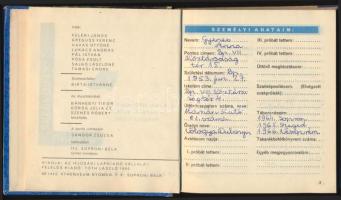 1966 Úttörő zsebkönyv 1966-1967, Ifjúsági Lapkiadó Vállalat, 143p