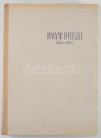 Magyar építészet 1945-1955. Szerk.: Szendrői Jenő. Bp., 1955, Képzőművészeti Alap. Gazdag képanyaggal illusztrált. Kiadói félvászon-kötés, kopott, foltos borítóval.