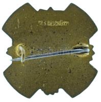 1917. Osztrák-Magyar Monarchia / Német Birodalom "1914-17" zománcozott bronz propaganda je...