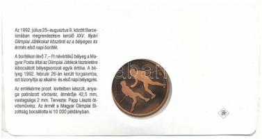 Magyarország 1992. Papp László (1947-) "Barcelonai Olimpia - Magyar Csapat / Vívás" kétold...