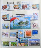 Europa CEPT gyűjtemény 1990-1992 + 2003-2005 előnyomott albumlapokon, rugós borítóban (Mi EUR 1.960....