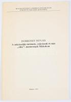 Dobrossy István: A cukrászdák története, cukrászok és más " édes " - mesterségek Miskolcon. Különlenyomat a Herman Ottó Múzeum Évkönyve XXX-XXXI. kötetéből. Miskolc, 1993, Herman Ottó Múzeum, 329-357+1 p. Kiadói kartonált papírkötés.