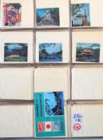 3 dimenziós bélyegek és blokkok tétel gyűrűs berakóban, 156 db bélyeg sorokkal + 18 db blokk