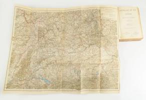 (Dél-Németország és Ausztria) Karl Baedeker: Allemagne du Sud et Autriche. Manuel du Voyageur. Leipz...