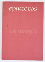 Epiktétos kézi könyvecskéje vagyis a stoikus bölcs breviáriuma. Sárosi Gyula fordításában. Kerényi Károly előszavával. Bp., 1991, Móra, 50+2 p. Megjelent 3000 példányban, ebből 500 példány számozva. Számozott (200./500) példány. Kiadói papírkötés, kissé kopott, kissé foltos kiadói papír védőborítóban.