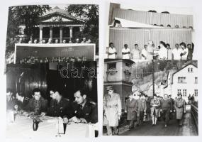 cca 1970-1980 Dr. Simon Pál (1939-2025) katonaorvos, orvos, egészségügyi informatikus hagyatékából származó fotók, főként katonai témában