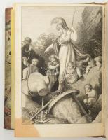 Minerva - Taschenbuch für das Jahr 1827. 19 évf. Gerhard Fleischer, Leipzig 1827. 1t XXX. 8 t rézmet...