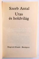 Szerb Antal: Utas és holdvilág. Bp., 1980, Magvető. 336p. Kiadói egészvászon kötés, papír védőborítóval, belül a gerincnél kissé szétvált.