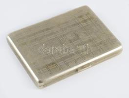 Gilosált mintás alpakka tárca, 8x10 cm