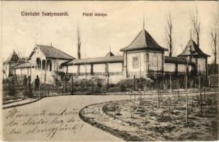 1912 Szatymaz, fürdő látképe. Magyar András kiadása, Szilágyi A. műterméből (EK)