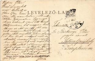 1912 Szatymaz, fürdő látképe. Magyar András kiadása, Szilágyi A. műterméből (EK)