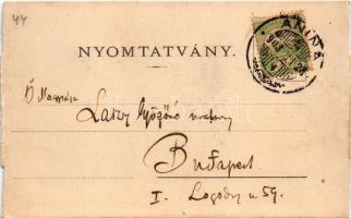 1903 Anina, Stájerlakanina, Stájerlak, Steierdorf; vasgyár látképe. Hiányos, eredetileg három részes...