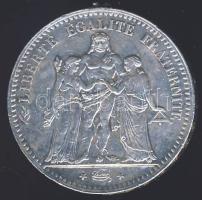 Franciaország 1876A 5Fr Ag "Herkules-csoport" T:2-/3+ ph. k.