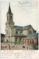 1903 Nagybecskerek, Zrenjanin, Veliki Beckerek; Római katolikus templom. Oldal kiadása / Röm. kat. Kirche / Catholic church (EK)