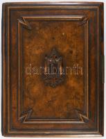 cca 1860-1900 Régi családi fotóalbum, Novák Lajos (1842-1941) egyházi író, kanonok, pápai prelátus h...