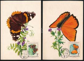 12 db Lepke CM + 9 db egyéb FDC