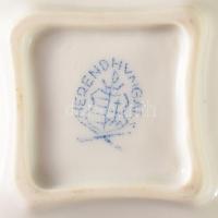 Herendi 3 darab tárgy, váza, tálka, egyik sérült, h: 8 cm alatt