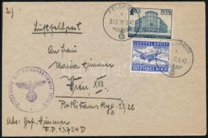 1930 Szovjet-német vegyes bérmentesítés levélen Bécsbe / Soviet-German mixed franking on cover to Vi...