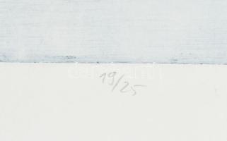 Kéri Imre (1945-): Üdvözlet Salvador Dalinak, 1975. Rézkarc, papír, jelzett, számozott (19/25), 40×3...