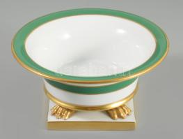 Herendi D'Or mintás oroszlánkörmös kínáló. Jelzett, hibátlan, 15x8 cm