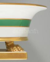 Herendi D'Or mintás oroszlánkörmös kínáló. Jelzett, hibátlan, 15x8 cm