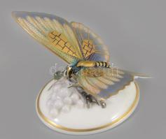 Rosenthal pillangó. Jelzett, kézzel készült, hibátlan, 9x8 cm